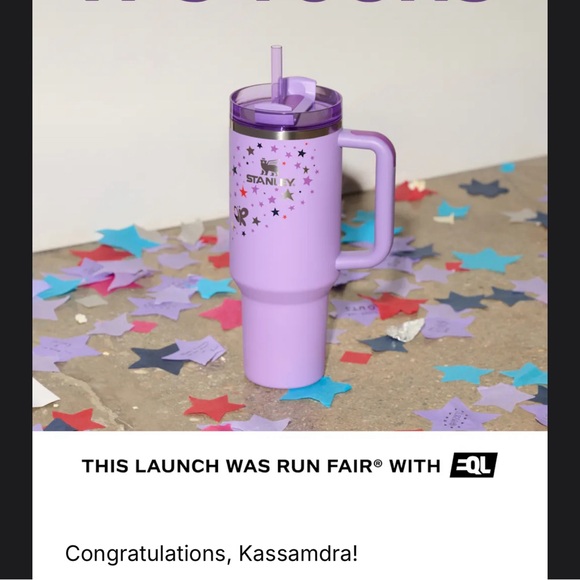 SOLD ๐ฅ BNIB Olivia Rodrigo 40oz Stanley - Picture 4 of 5